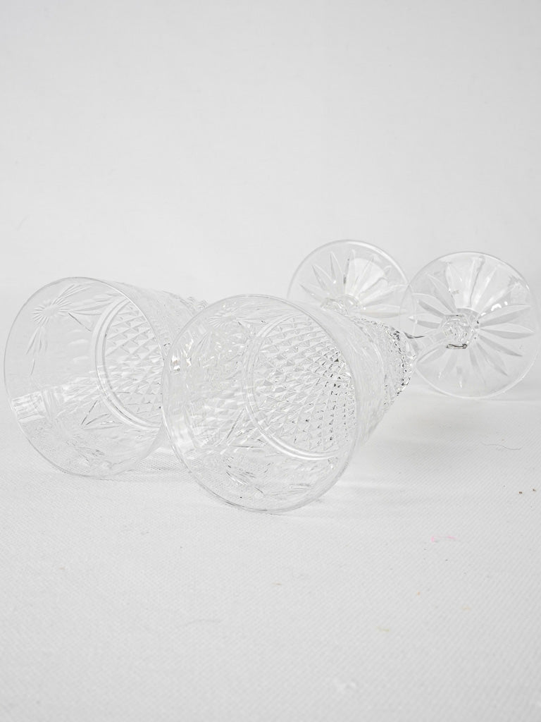 10 Baccarat champagne flutes 8¾"