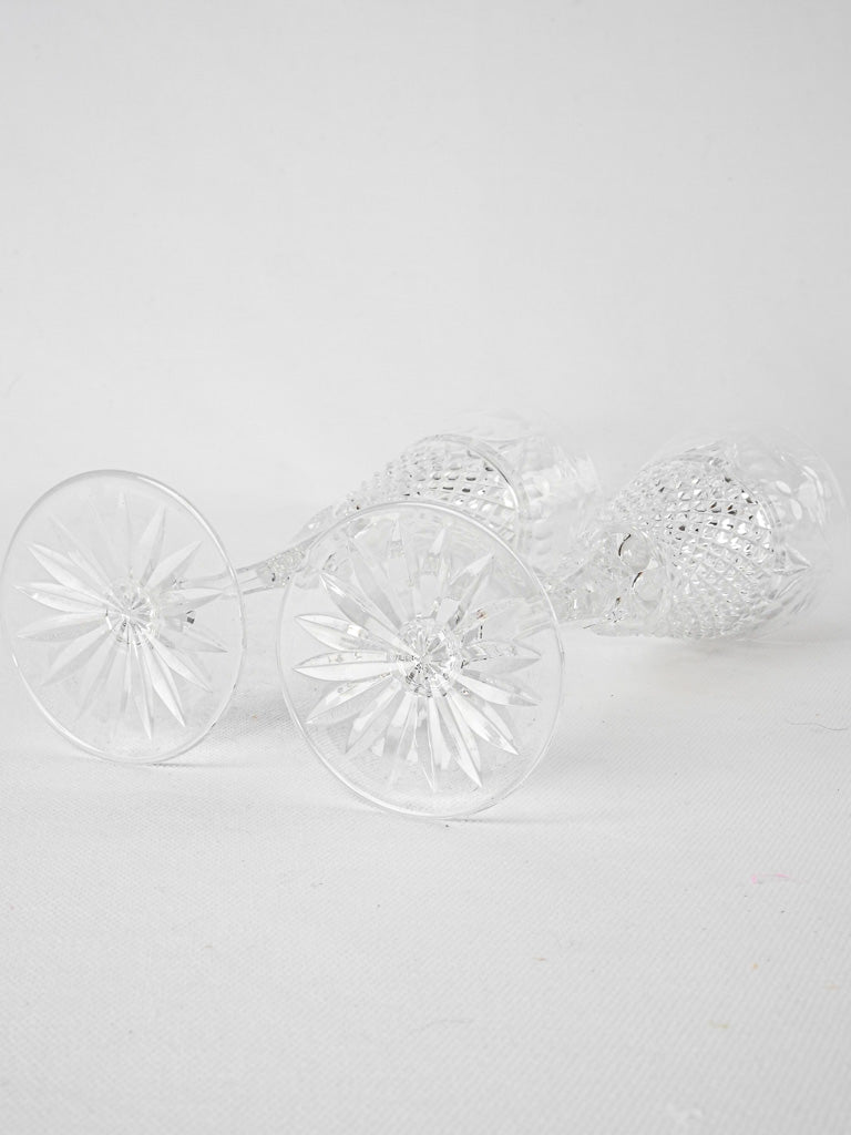10 Baccarat champagne flutes 8¾"