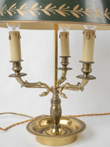 Refined antique three-arm lighting