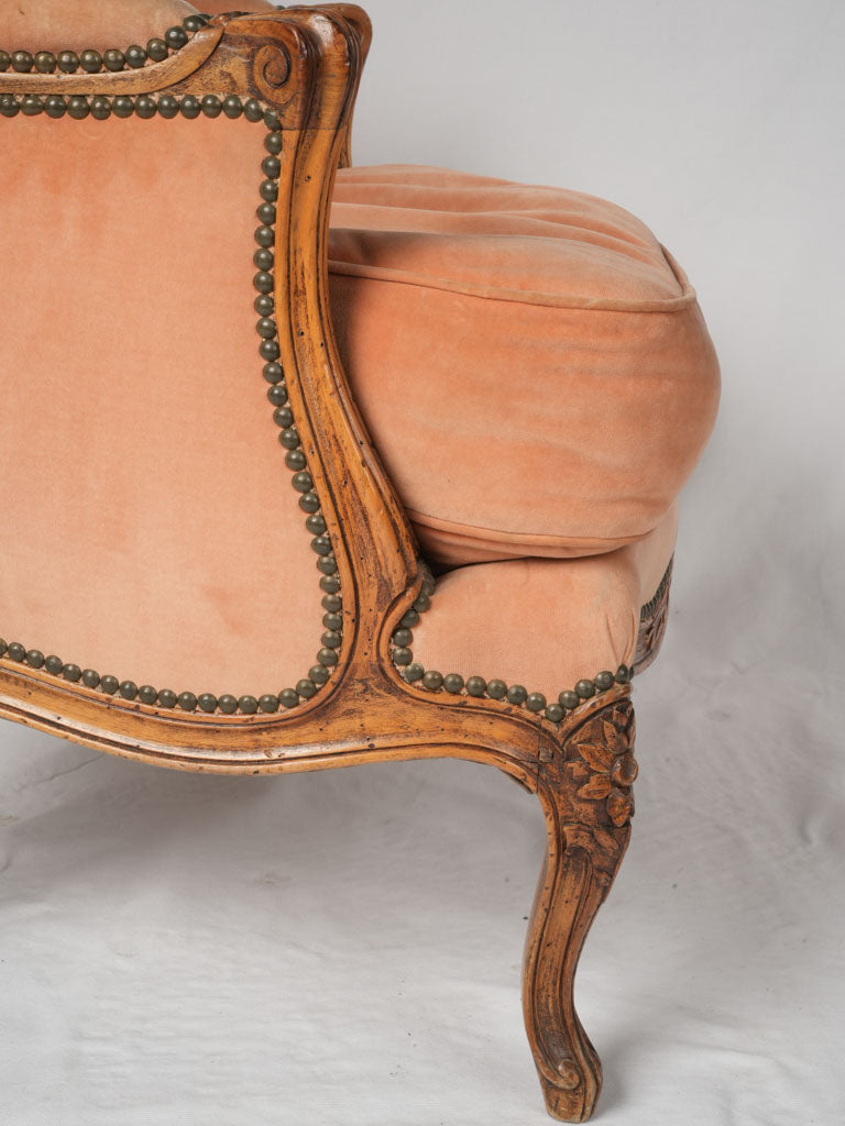 Sophisticated, French Walnut bergère armchairs 