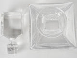 Art Deco whisky decanter - crystal 10¾"