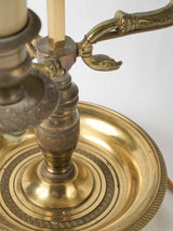Ornate gold-accented antique lamps
