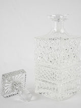 Vintage Whisky decanter - cut crystal 10¼"