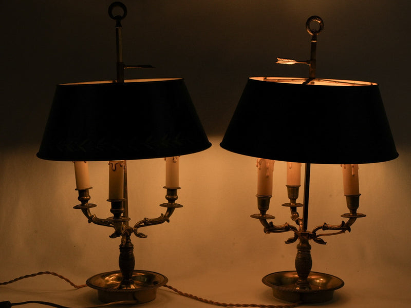 Classic gold-accented historical lighting
