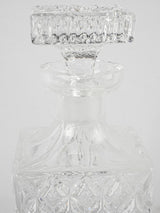 Vintage Whisky decanter - cut crystal 10¼"