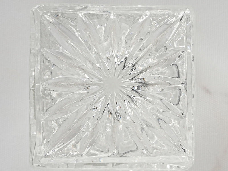 Vintage Whisky decanter - cut crystal 10¼"