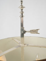 Traditional French silver three-arm lamp
