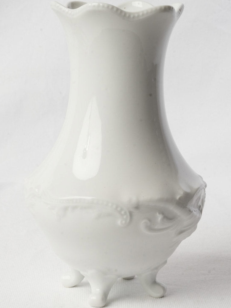 Decorative beaded rim vase