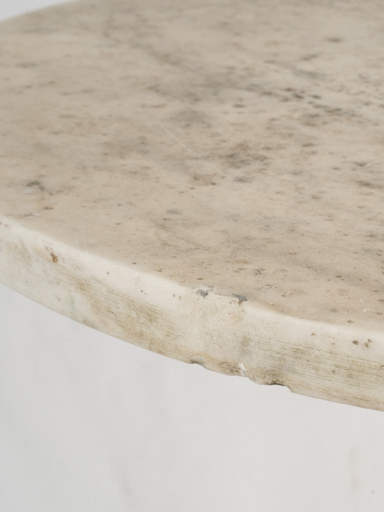 Charming, period-inspired, vintage marble table