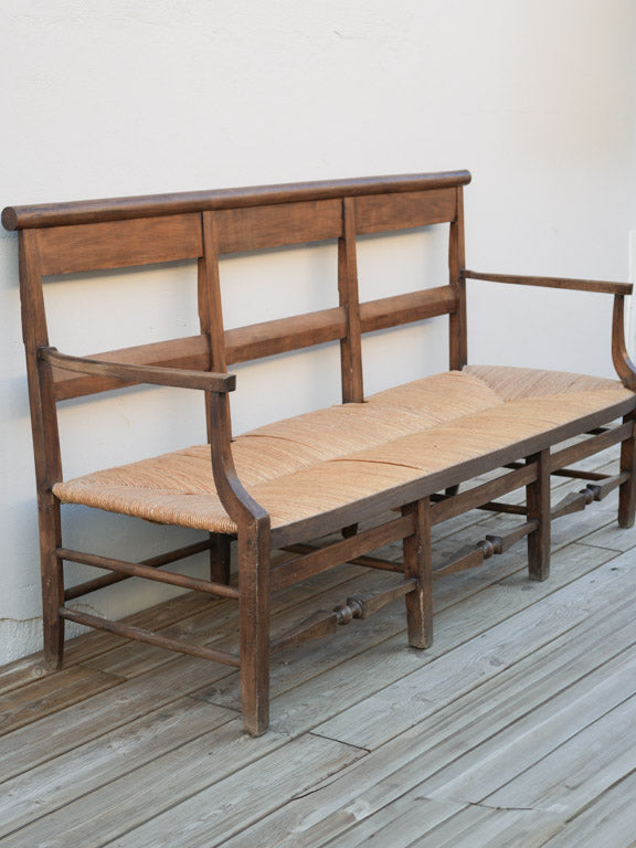 Old-world walnut comforting gathering seat