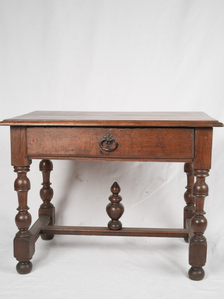 Sophisticated Louis XIII oak writing table