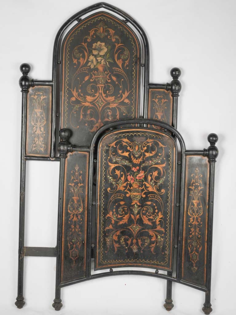 Exquisite 19th-century iron bed frames