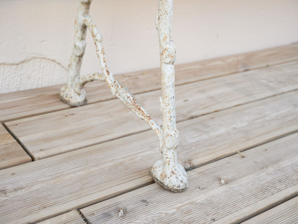 19th-Century Cast Iron And Wood Bench W/ Branch-Like Supports - 70¾"