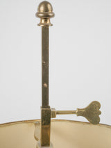 Patinated bronze adjustable desk lamps