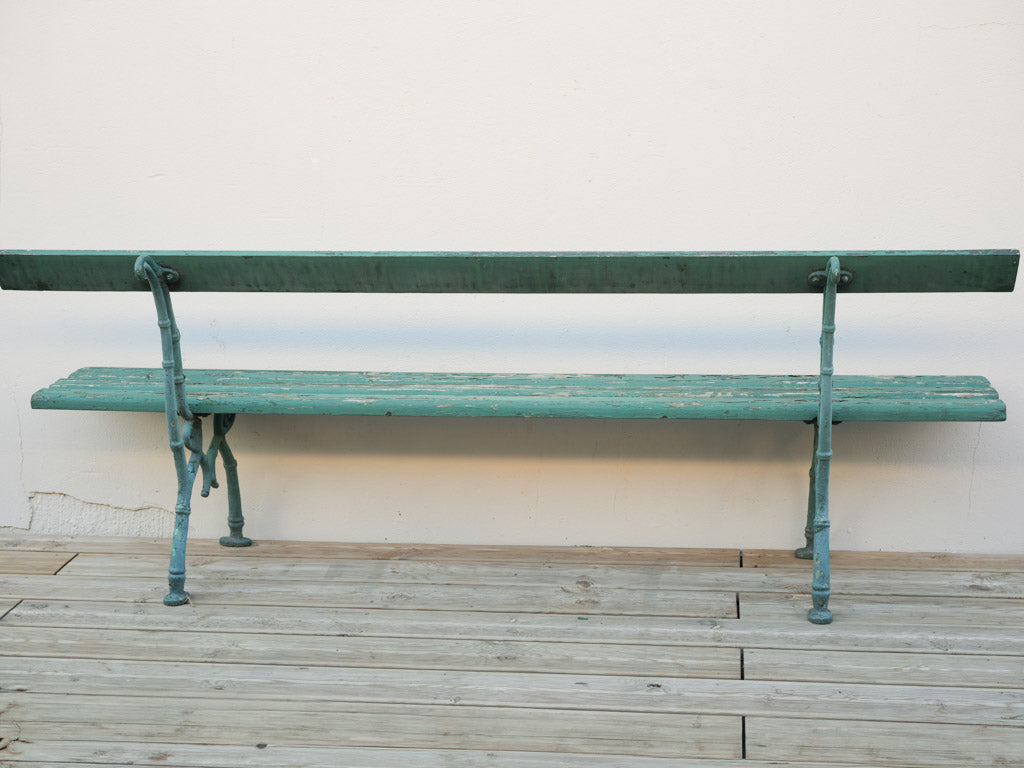 Graceful rustic indoor accent bench