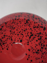 Vintage Murano glass vase -  red 8¾"