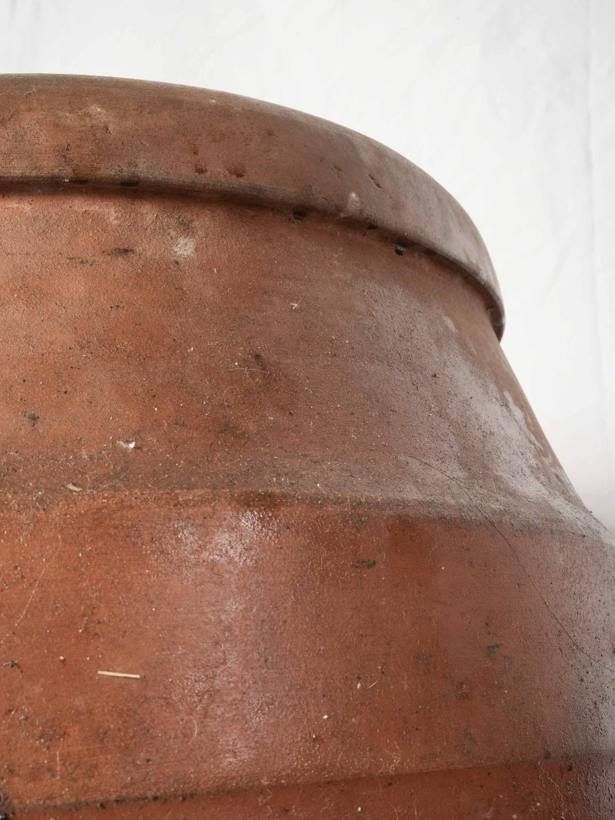 Pair of Mid-Century Tuscan Terracotta Olive Jars - 27¼"