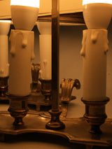 Charming antique tole shade desk lamps
