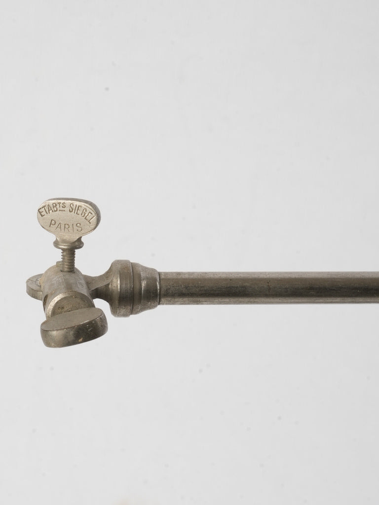 Timeworn bronze adjustable display stand  