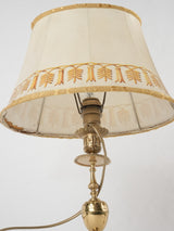 Pair of 19th century table lamps w/ oval shades 16¼"