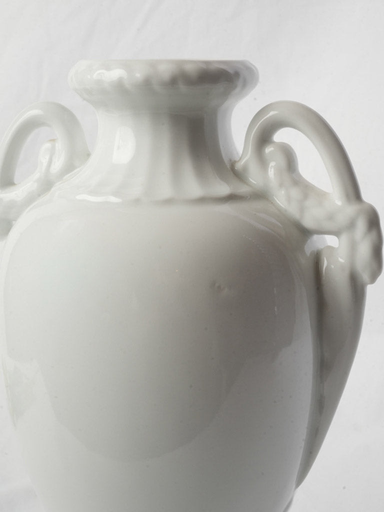 Sculptural white Bavarian accent piece