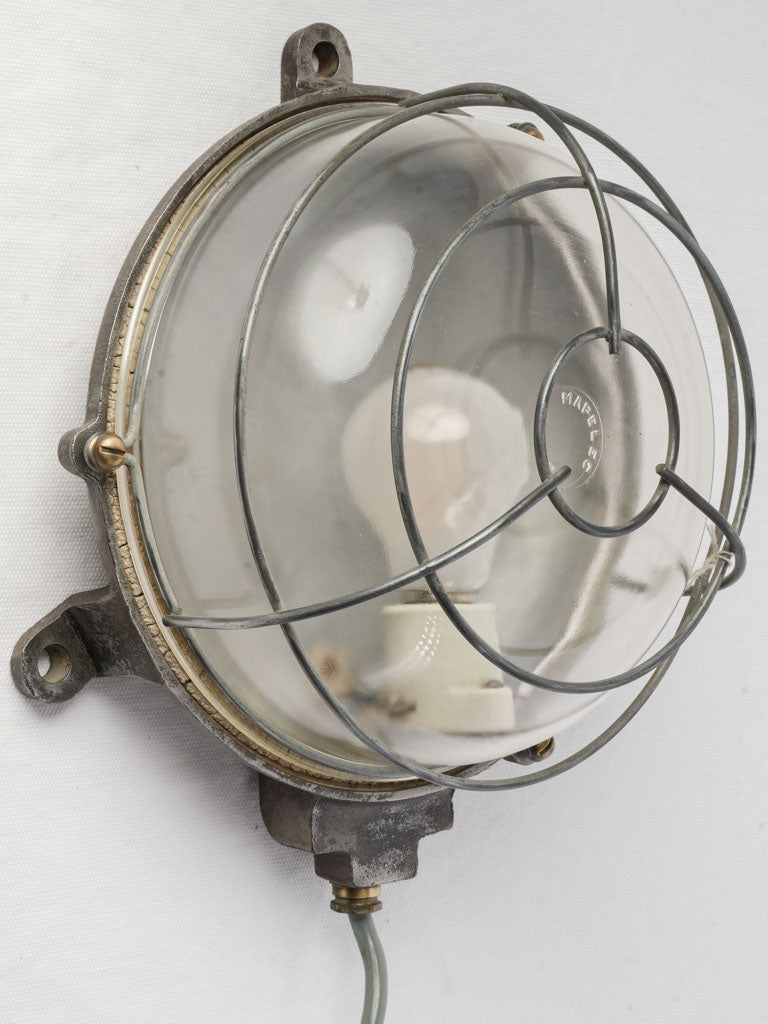 Mid-20th Century French Industrial Wall Sconce - 11½"