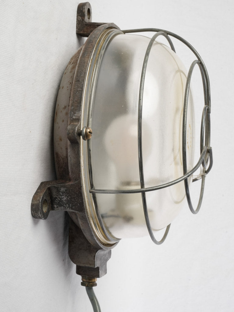Mid-Century French Workshop Light Fixture  