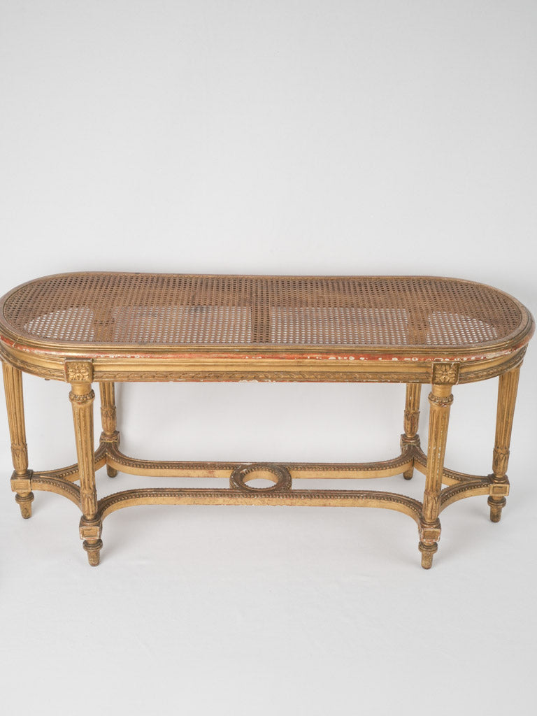 Luxurious French gilded seat