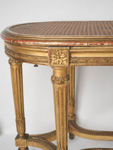 Graceful French Louis XVI-style bench