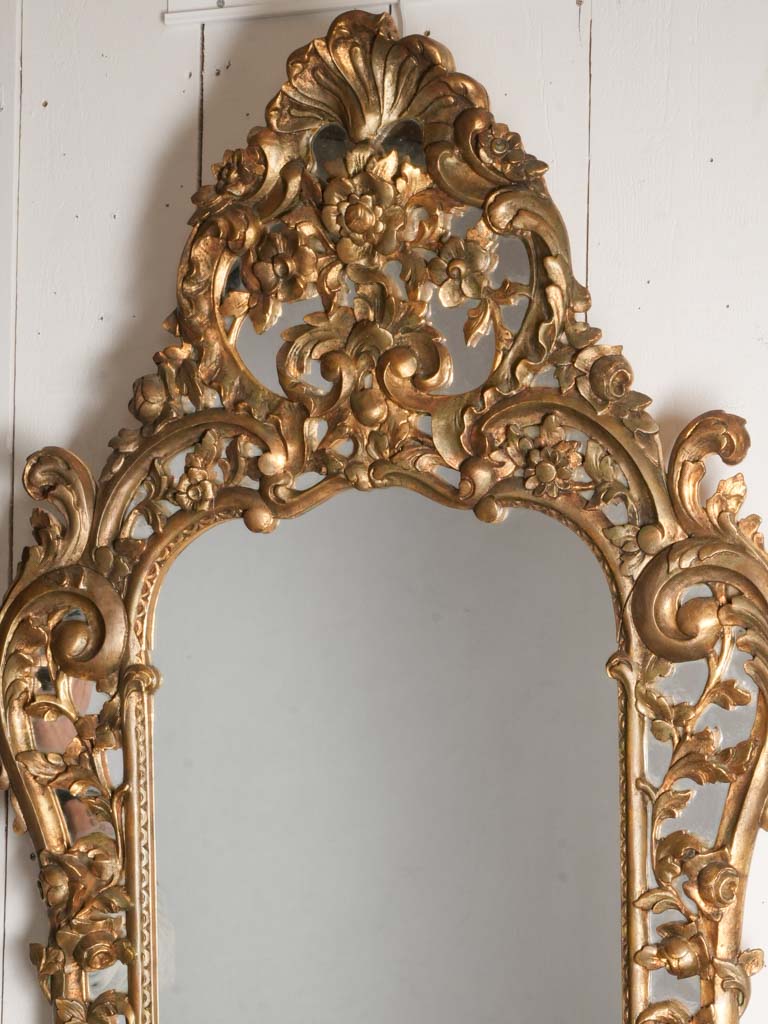 Early 20th-Century Grand Rococo Revival Mirror - 54¾" x 32¼"