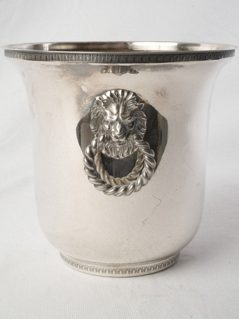 Classic silver champagne cooler  