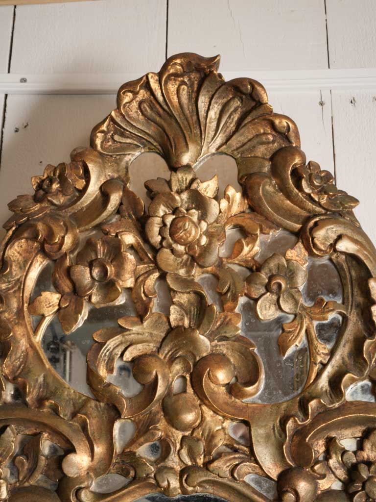Early 20th-Century Grand Rococo Revival Mirror - 54¾" x 32¼"