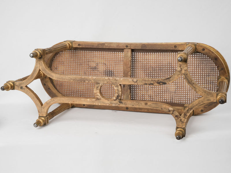 Refined Louis XVI-style ceremonial bench