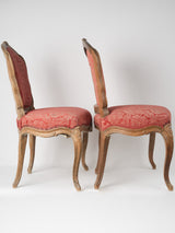 Beechwood Louis XV armchairs