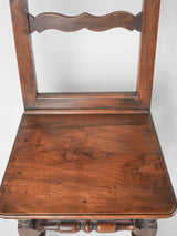Pair of Lorraine dining chairs - 19th century walnut