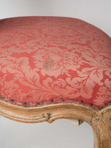 Floral crest French armchairs