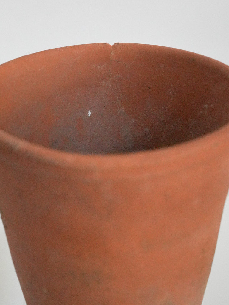 Unique aged French herb pots  