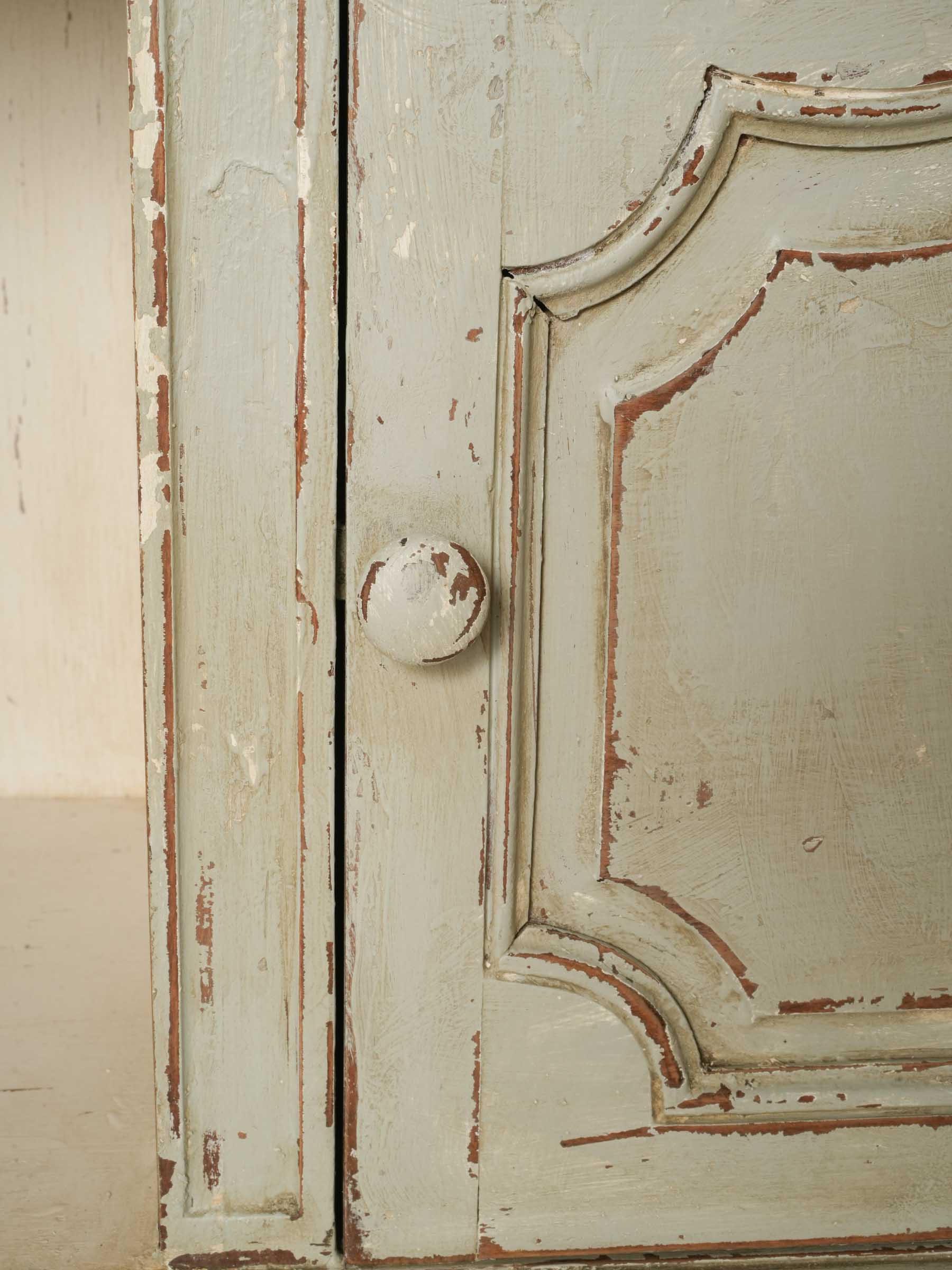 Pair of Petite French Painted Bookcases, Early 20th Century - 61" x 54"