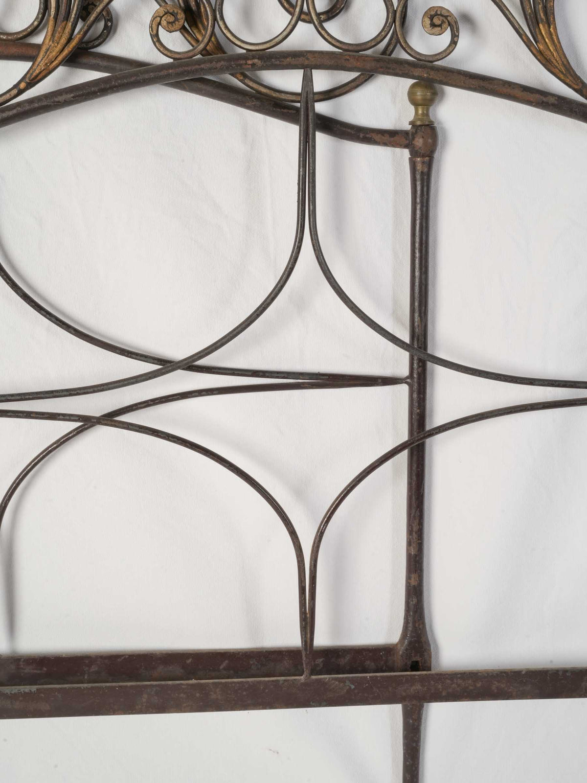Pair of Antique Genoese Wrought-Iron Twin Headboards - 50¾" x 37½"