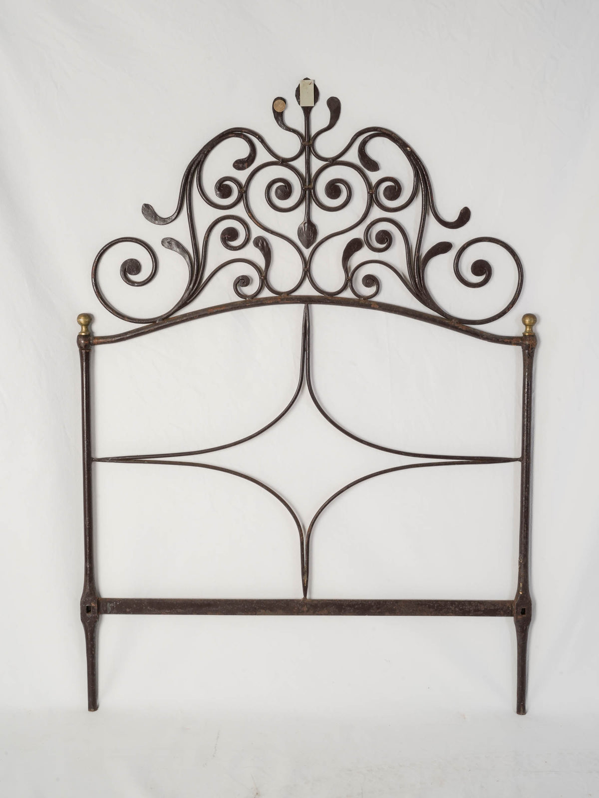 Pair of Antique Genoese Wrought-Iron Twin Headboards - 50¾" x 37½"