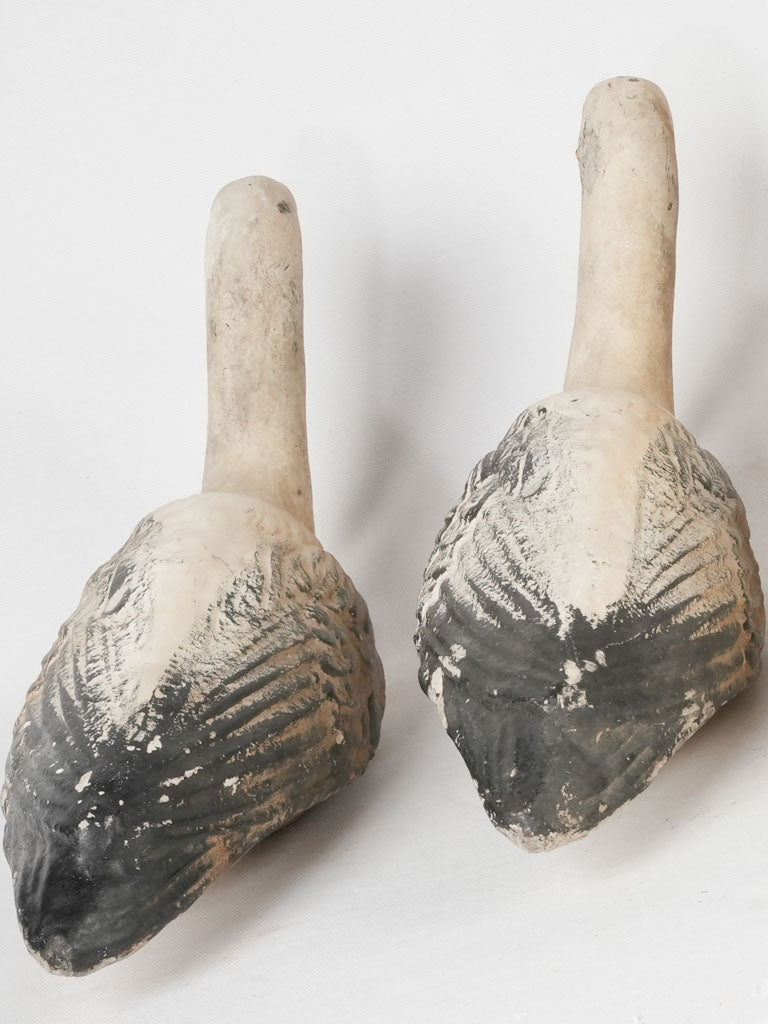 3 garden stork sculptures 16½"