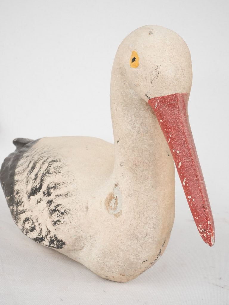 3 garden stork sculptures 16½"