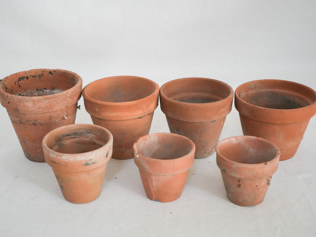 Authentic, organic styling flower pots