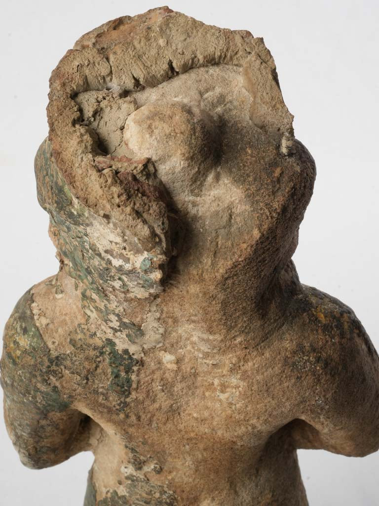 Traditional earthy toned sculpture  