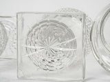 Classic etched crystal urn vases