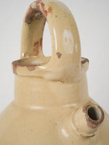 Rustic glazed Provencal water jug