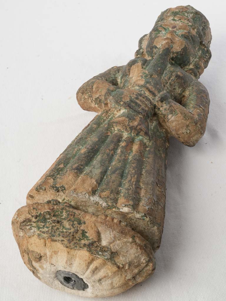 Vintage pleated robe figurine  