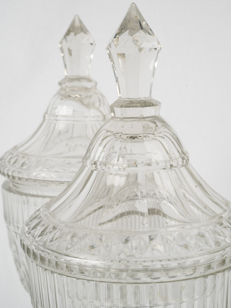 Exquisite 19th-century ginger urn vases