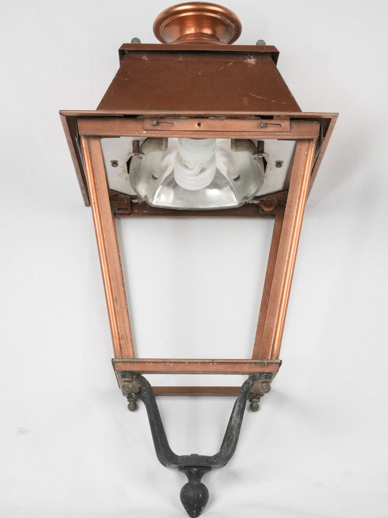 Large copper lantern - 8 available 31½"