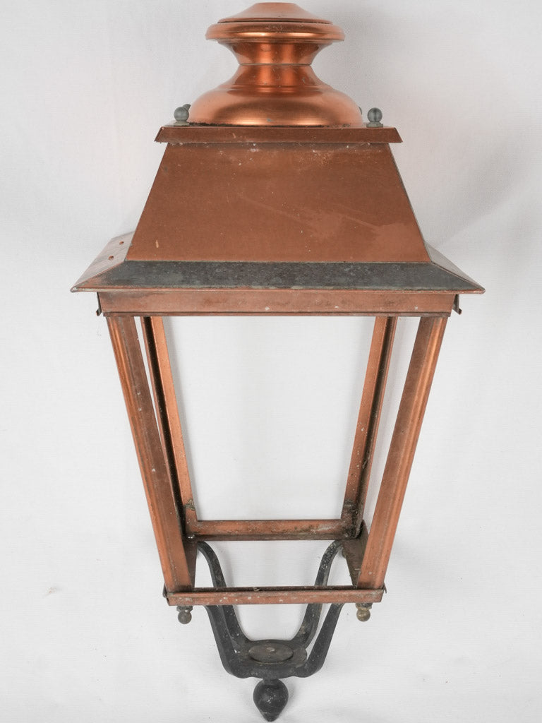 Large copper lantern - 8 available 31½"